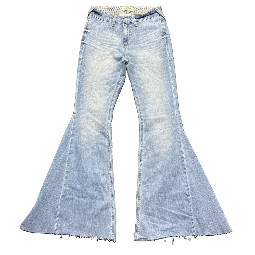 Ariat REAL Denim Jeans Womens 29 Colorado Alondra Bell Bottom High Flare Hippie